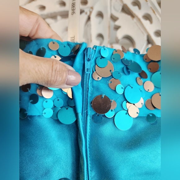 SHERRI HILL PROM BUBBLE DRESS EUC SIZE 2 - Picture 14 of 16